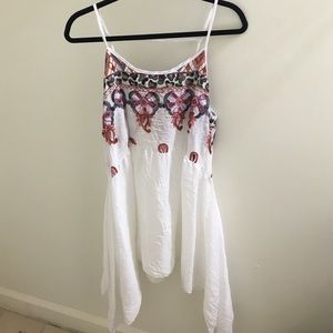 Anthropologie never worn stitched asymmetric dress