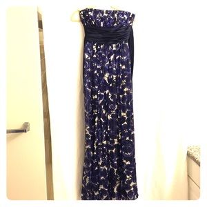 BCBG Max Azria strapless maxi dress