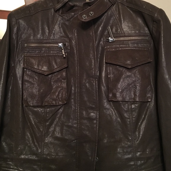 BCBGMAXAZRIA Leather Jacket