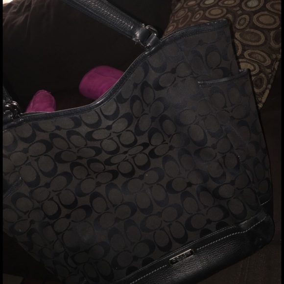 Black coach bag