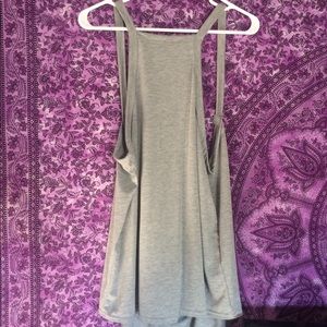 SOLD.Open back, halted neck tank top