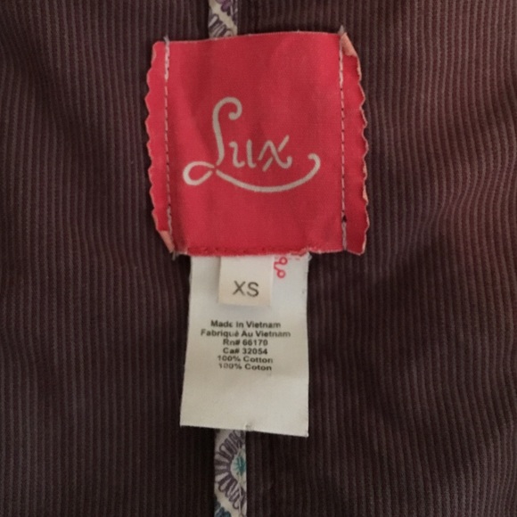 Lux burgundy jacket - Picture 3 of 4