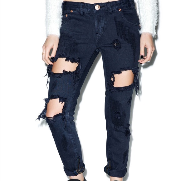 One Teaspoon Denim - NWT One Teaspoon London Trashed Freebirds