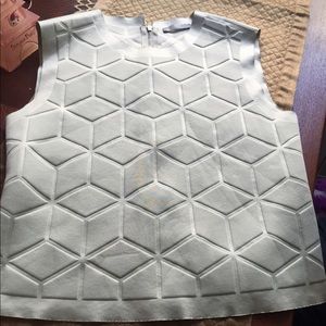 Zara pastel green top