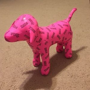 PINK stuffed dog!
