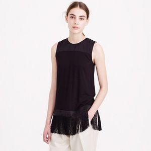 🎉SOLD IN BUNDLE 🎉J Crew Fringe Tank