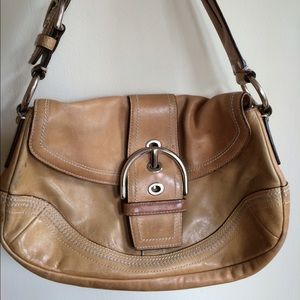 Vintage Tan Coach purse