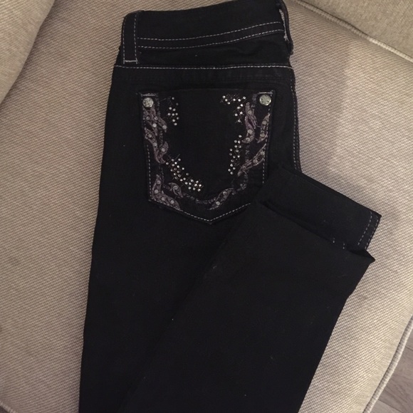 Size 27 skinny black MissMe jeans