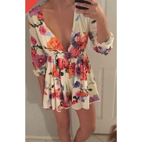 Floral romper