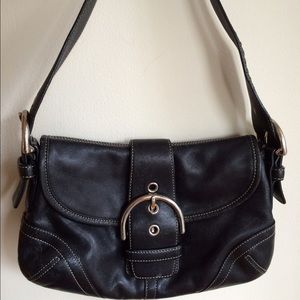 Back vintage coach purse