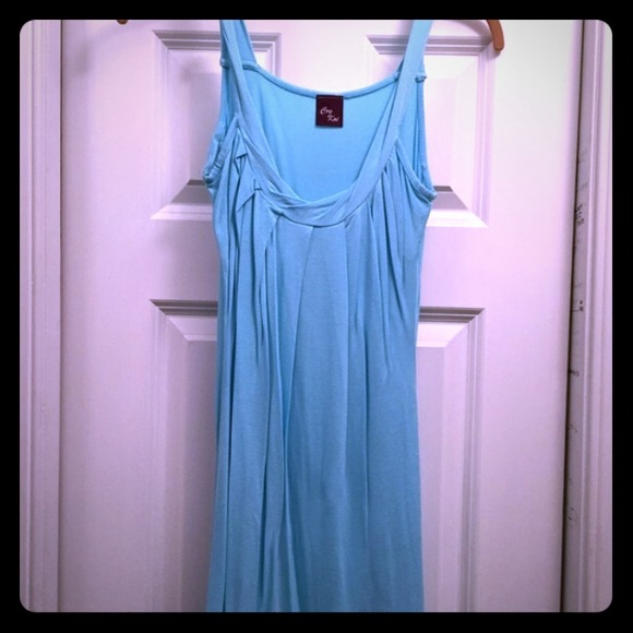 Aqua Mini Dress/Tunic, Never Worn. Size Med.
