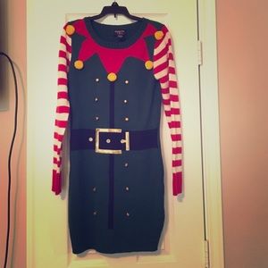 "Ugly Christmas sweater" elf