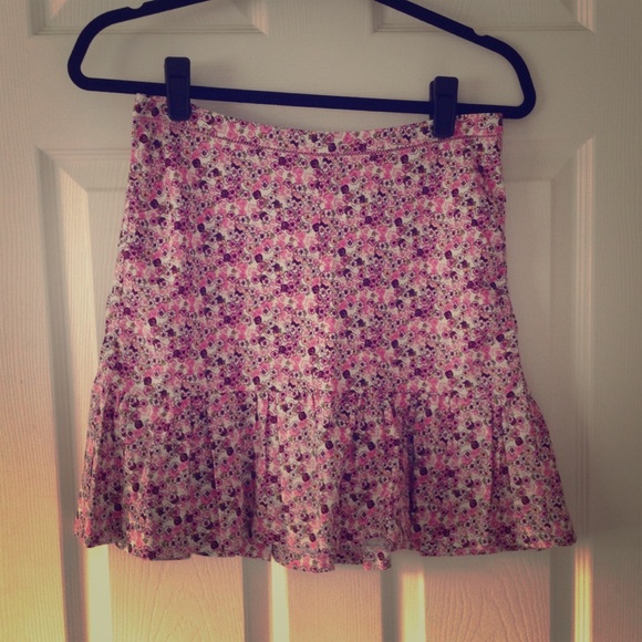 Juicy Couture Pansy drop waist skirt