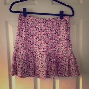 Juicy Couture Pansy drop waist skirt