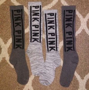 PINK VS Knee High Socks