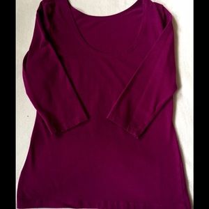 Pretty raspberry top