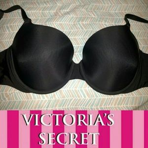 Victoria's Secret Bra 38D Black Demi