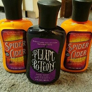 Bath & Body Works 3-ounce Halloween lotions