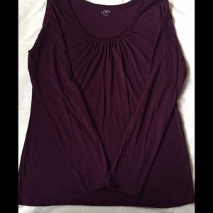 Loft plum top
