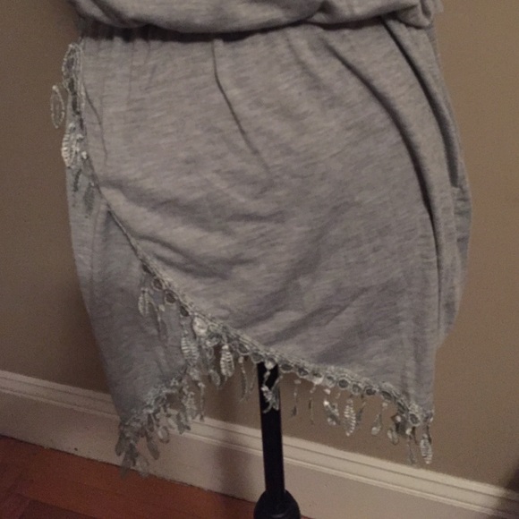 Gray beach coverup - Picture 2 of 2