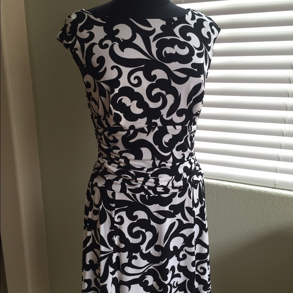 Black and white dress