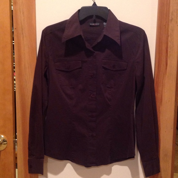 Dark brown button down
