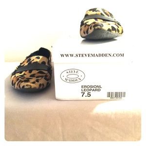 Steven Madden leopard  flats 7.5