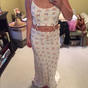 Acacia Santiago Birds in Paradise Dress