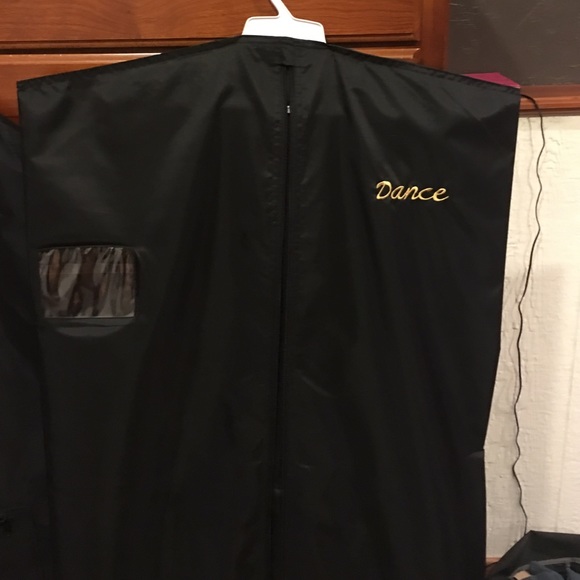 Black garment bag
