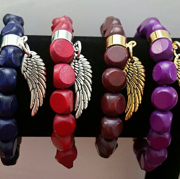 Natural Wood Bracelets  (Variety)