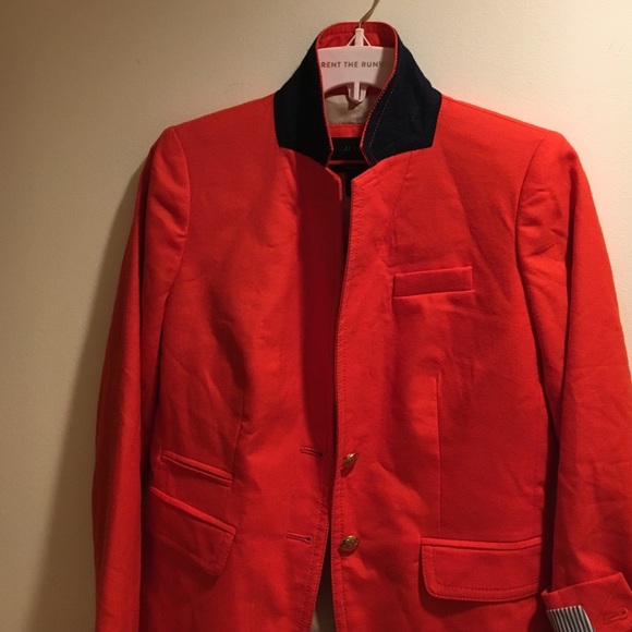 JCrew Red SchoolBoy Blazer - Picture 3 of 4