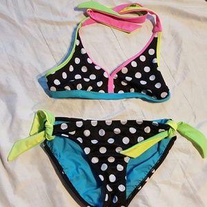 Never worn, 3 piece girls swimsuit