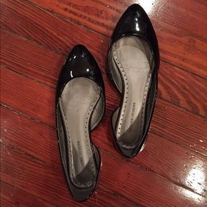 Patent Leather Black Flats