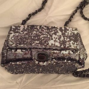 LF silver sequin purse 🌞reduced🌞