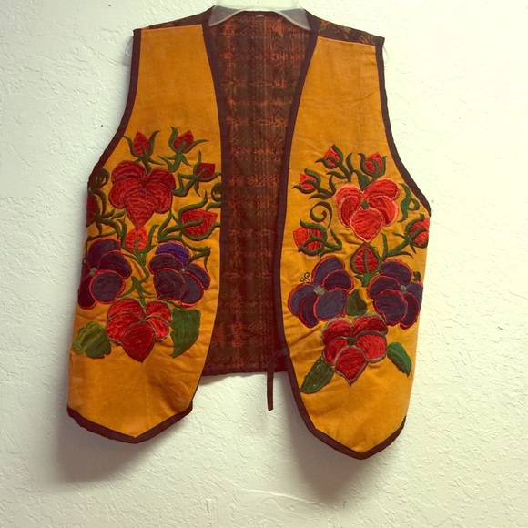 Vintage Floral Vest