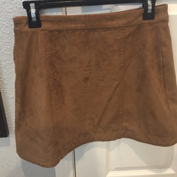 Abercrombie suede skirt