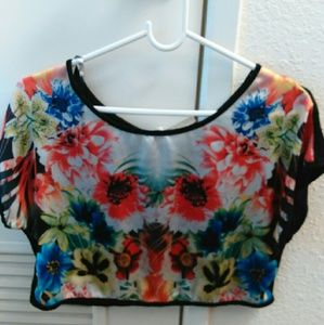 China style crop top