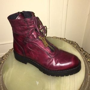 Miz Mooz Inuovo Collection Bordeaux Boots size 37