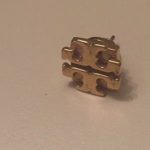 Tory Burch T-logo stud earring