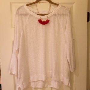 Loft high/lo tee shirt