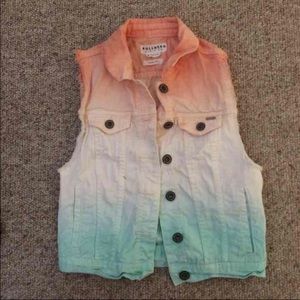 Bullhead ombré jean vest