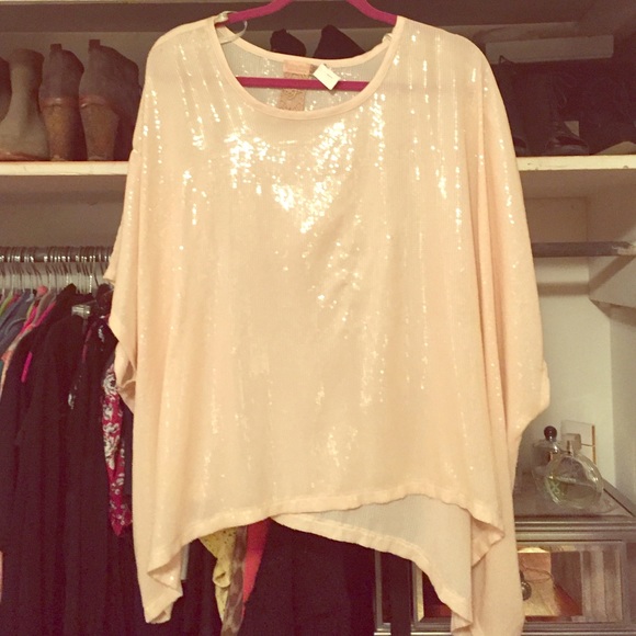 Forever 21 sequin flowy top