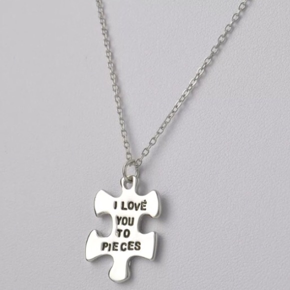 ⭐️ONELEFT⭐️ I Love You To Pieces Necklace - Picture 3 of 4
