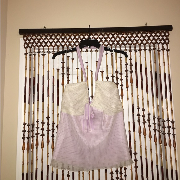 NWOT sleeveless lavender blouse