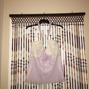 NWOT sleeveless lavender blouse