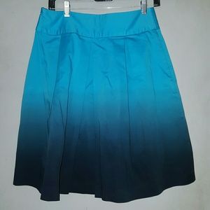 BLUE OMBRE TULIP SKIRT