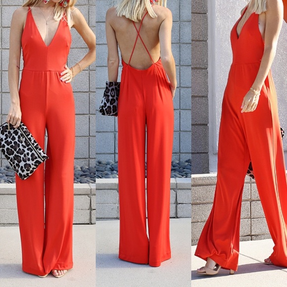 Pants - NWT Red Jumpsuit