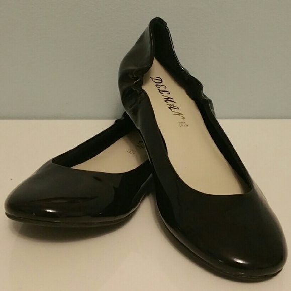 Delman Patent Leather Flats