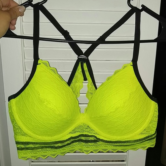 Pink by Victoria's Secret Geo Lace push up