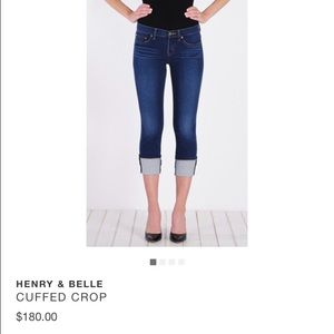 Henry and Belle cropped jeans, Nordstrom